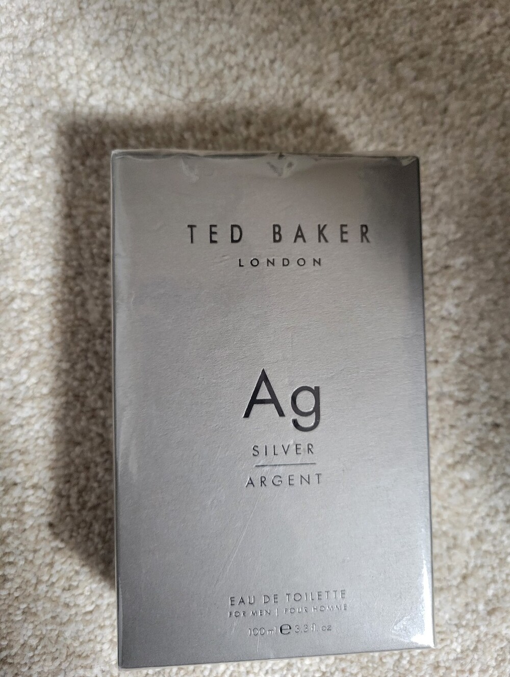 Ted Baker London Ag Silver Eau De Toilette 100ml (3.3 fl oz) Men's Cologne